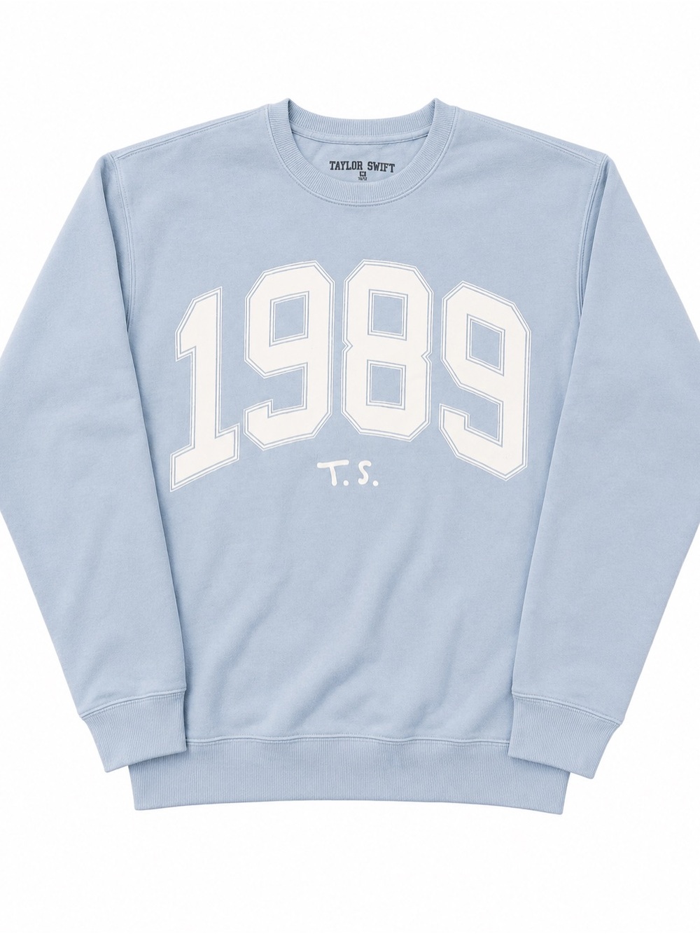 Taylor Swift Light Blue '1989' Crewneck Sweatshirt